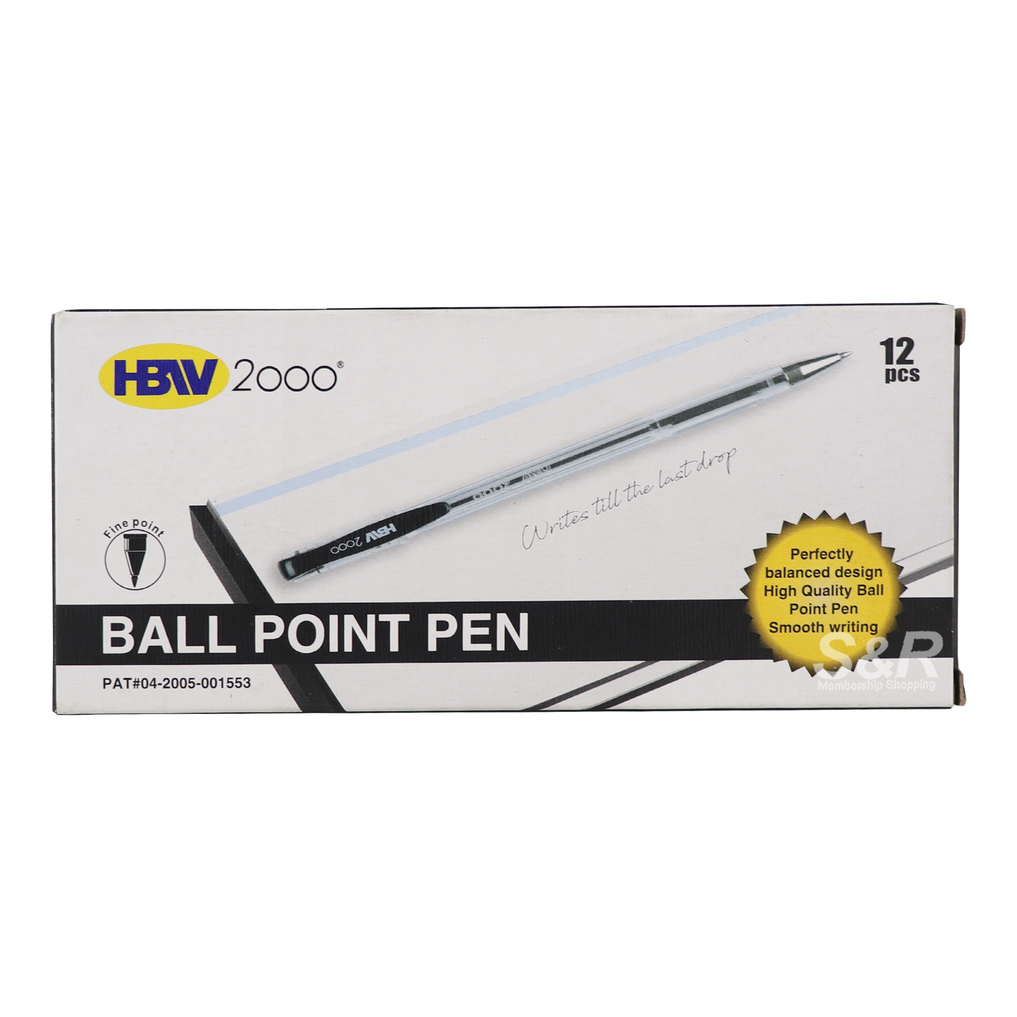 HBW Ballpen Black 12pcs HBW Ballpen Black 12pcs